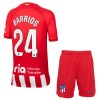 Conjunto (Camiseta+Pantalón Corto) Atlético Madrid Barrios 24 Primera Equipación 23-24 - Niño